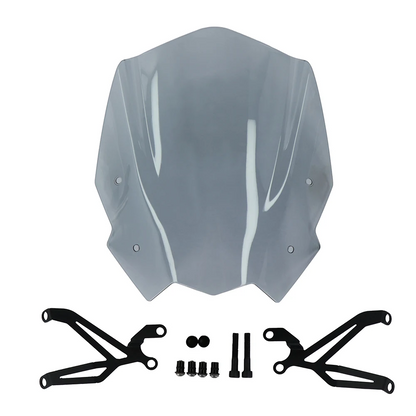 Motorcycle Smoky Grey Windscreen Windshield Screen - BMW G310R 2017-2026