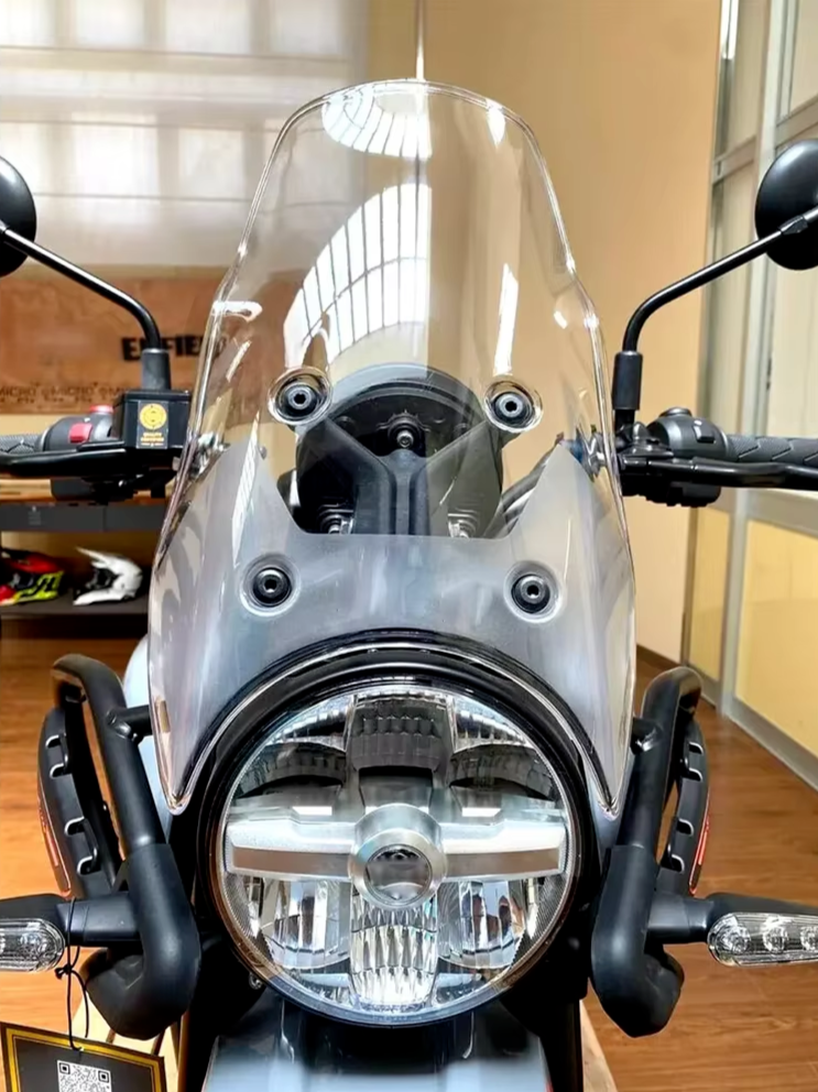 Motorcycle Clear Windscreen Screen Royal Enfield Himalayan 450 2024-2026