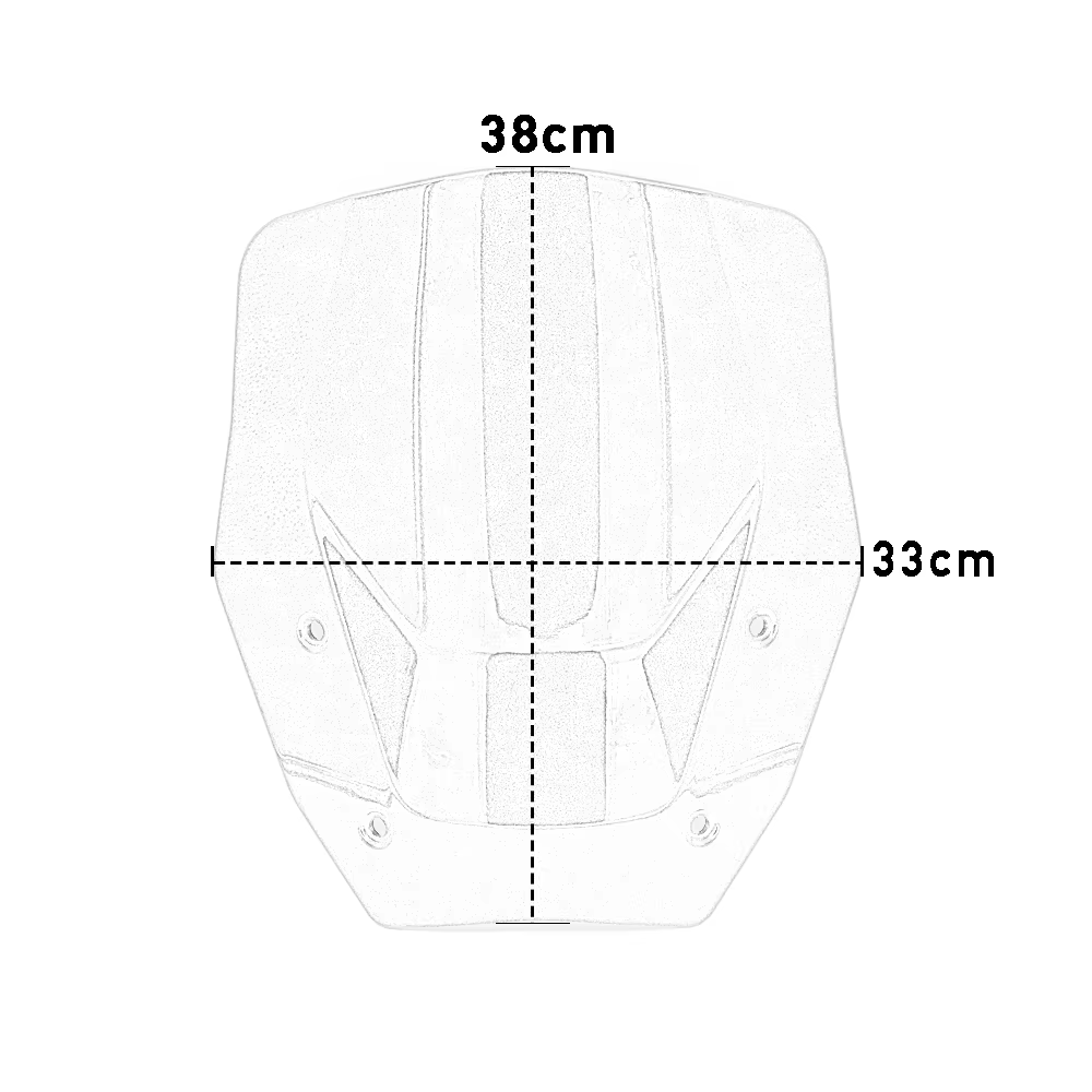 Motorcycle Front Screen Windshield Wind Deflector for BMW R1300GS 2023-2026