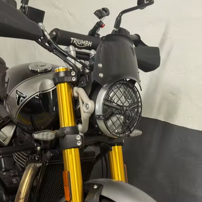 Windscreen Windshield Black For Triumph Scrambler 400 X 2024-2027