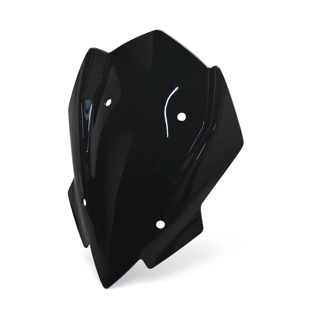 Motorcycle Black  Windscreen Windshield Screen - Kawasaki Z900 / SE 2025-2026