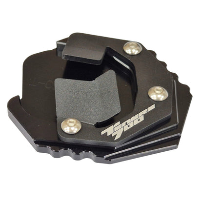 Black Side Stand Kickstand Shoe Extender - Yamaha Tenere 700 2019-2026