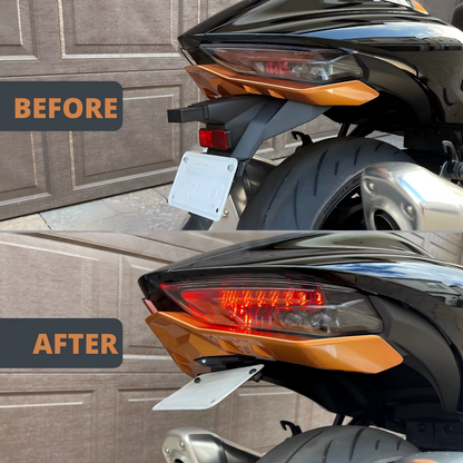 Plug & Play Foldable Tail Tidy Plate Holder - Suzuki GSX1300R Hayabusa 2022-2027