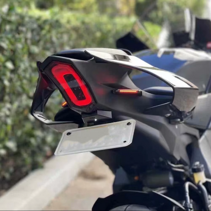 Plug & Play Foldable Tail Tidy License Plate Holder - YZF-R1 / R1M 2015-2026