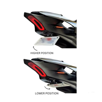 Plug & Play Foldable Tail Tidy Plate Holder - Suzuki GSX1300R Hayabusa 2022-2027