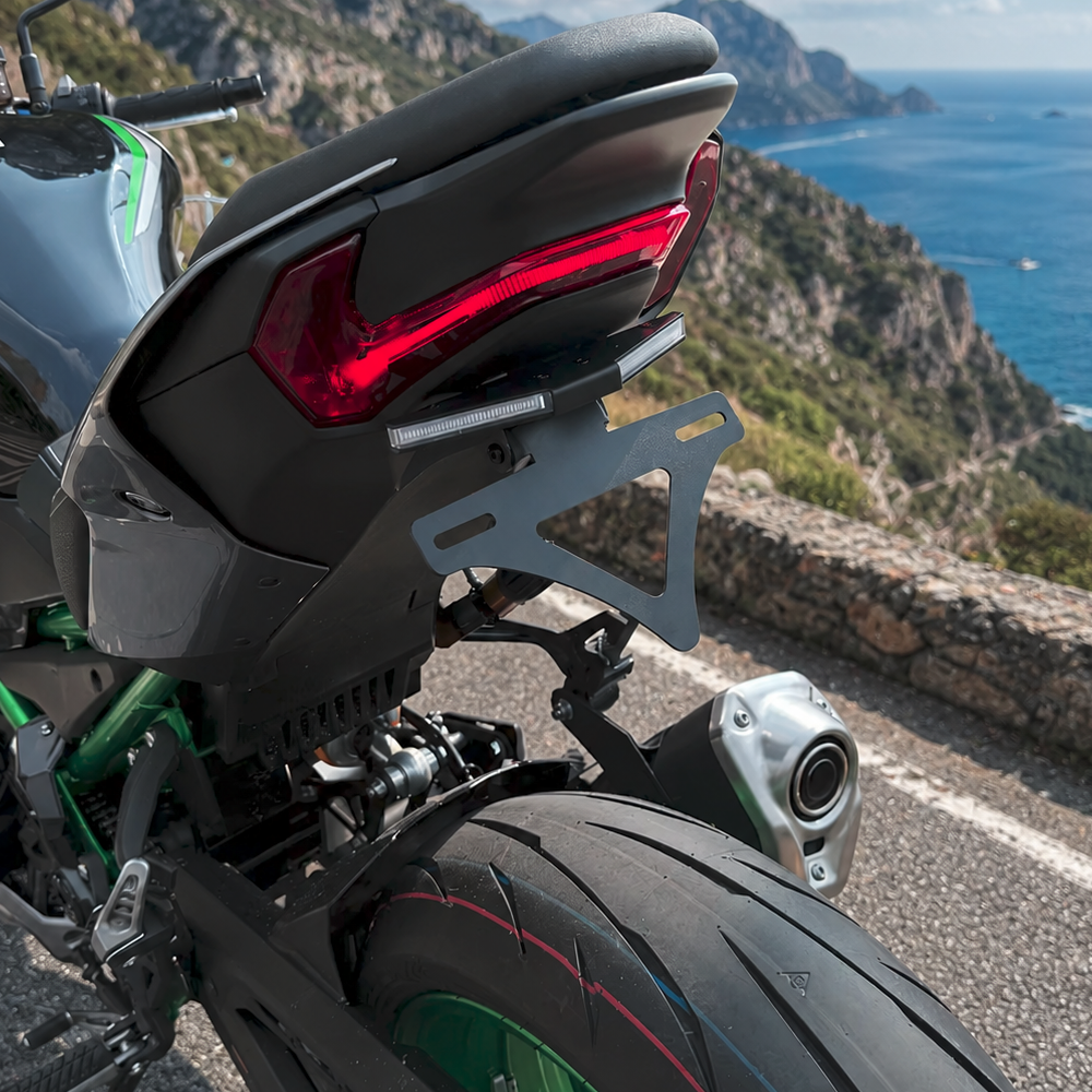 Plug & Play Foldable Tail Tidy Fender Eliminator - Kawasaki Z900 2025-2026