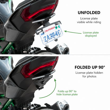 Plug & Play Foldable Tail Tidy Fender Eliminator - Kawasaki Z900 2025-2026