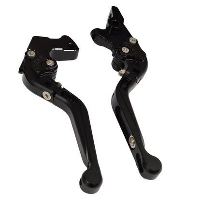 Black Adjustable Folding Brake & Clutch Levers Set KTM Duke 125 / 390 2024-2026