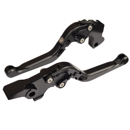 Black Adjustable Folding Brake & Clutch Levers Set KTM Duke 125 / 390 2024-2026