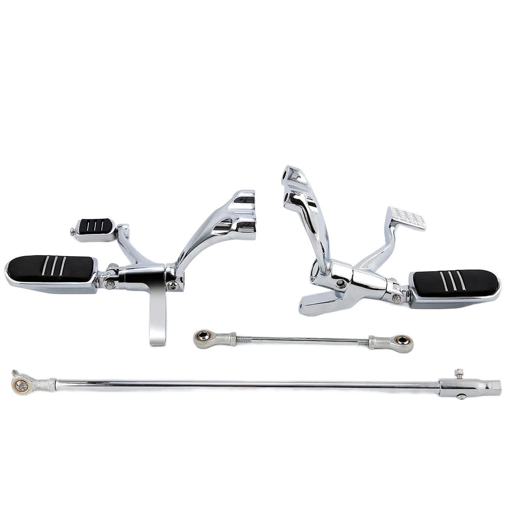 Chrome Forward Controls Kit Fit Harley Sportster XL 883 1200 2014-Later