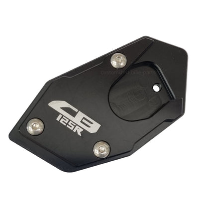 Black Side Stand Kickstand Shoe Extender - Honda CB125R Neo Sports 2018-2025