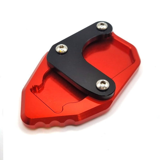 Red Side Stand Kickstand Shoe Extender - Honda CRF300L CRF 300 Rally 2020-2025