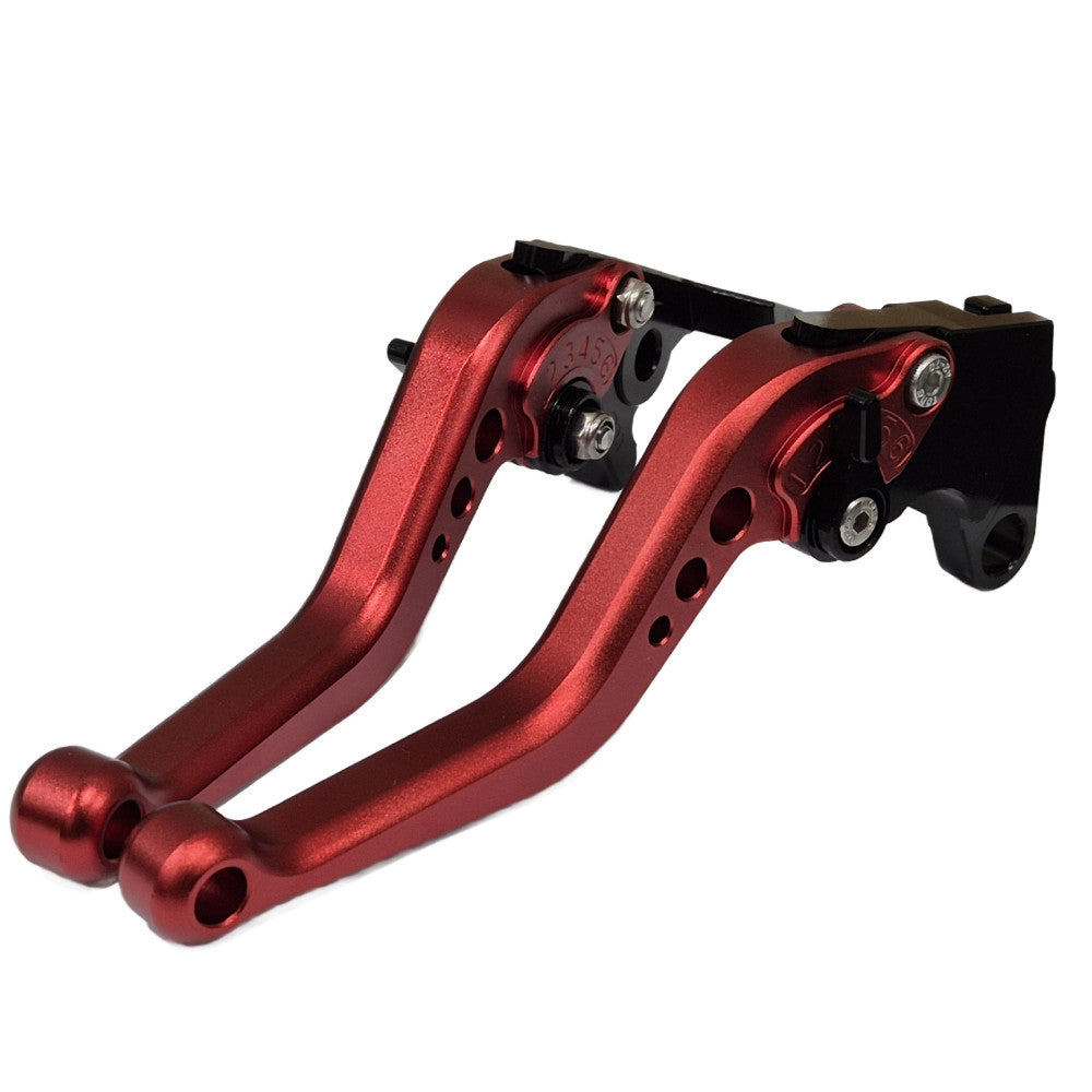 Short Red Clutch & Brake Levers Yamaha YZF-R125 / MT-125 / XSR 125 2020-2026