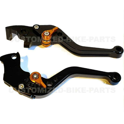 SHORT BLACK ADJUSTABLE BRAKE & CLUTCH LEVER SET For KTM 890 Duke 2020-2026