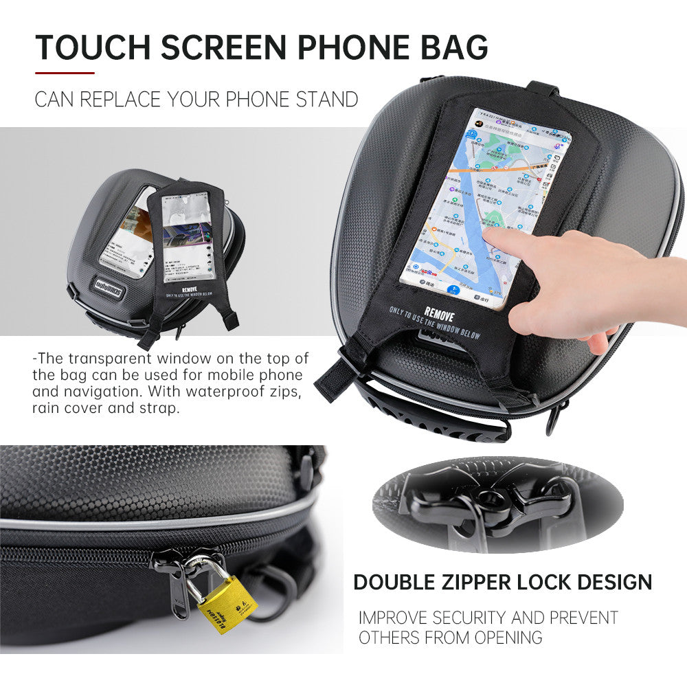 Motorcycle Tank Bag & Tank Lock Set - Honda XL750 Transalp 2023-2026