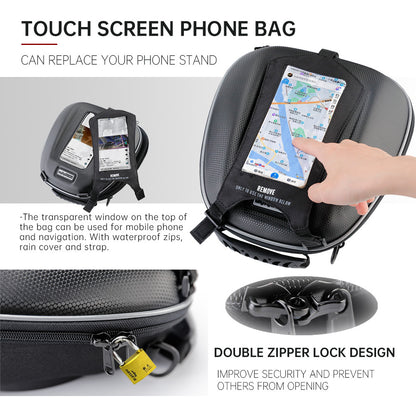 Motorcycle Tank Bag & Tank Lock Set - Honda XL750 Transalp 2023-2026