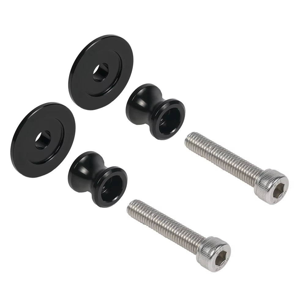 Rear Black Swingarm Spools Paddock Stand Bobbins - Suzuki GSX-S1000GT 2021-2026