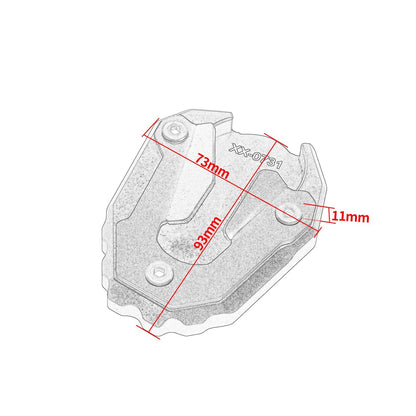 Side Stand Kickstand Shoe Extender - Triumph Tiger 900 Rally Rro 2020-2026