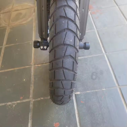 Front & Rear Set Axle Crash Protection Sliders Triumph Scramber 400 / Speed 400