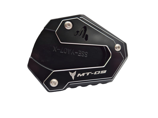 Black Side Stand Kickstand Shoe Extender - Yamaha MT-09 / SP 2014-2023