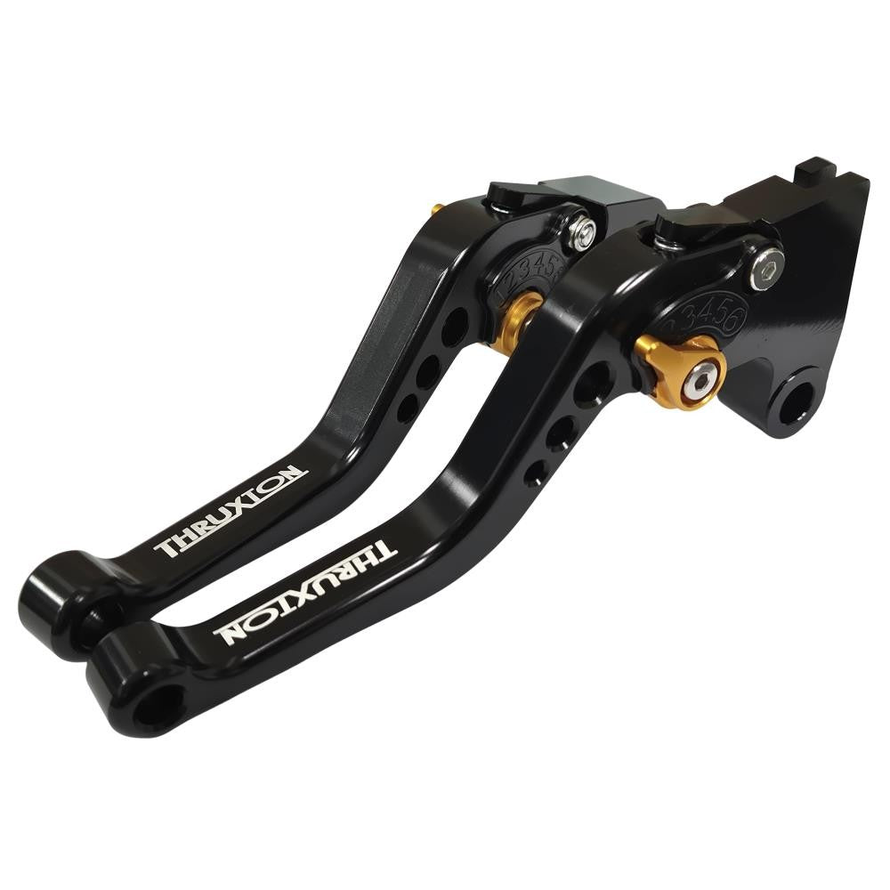 Short Black Clutch & Brake Levers - Triumph Thruxton R 2016-2025