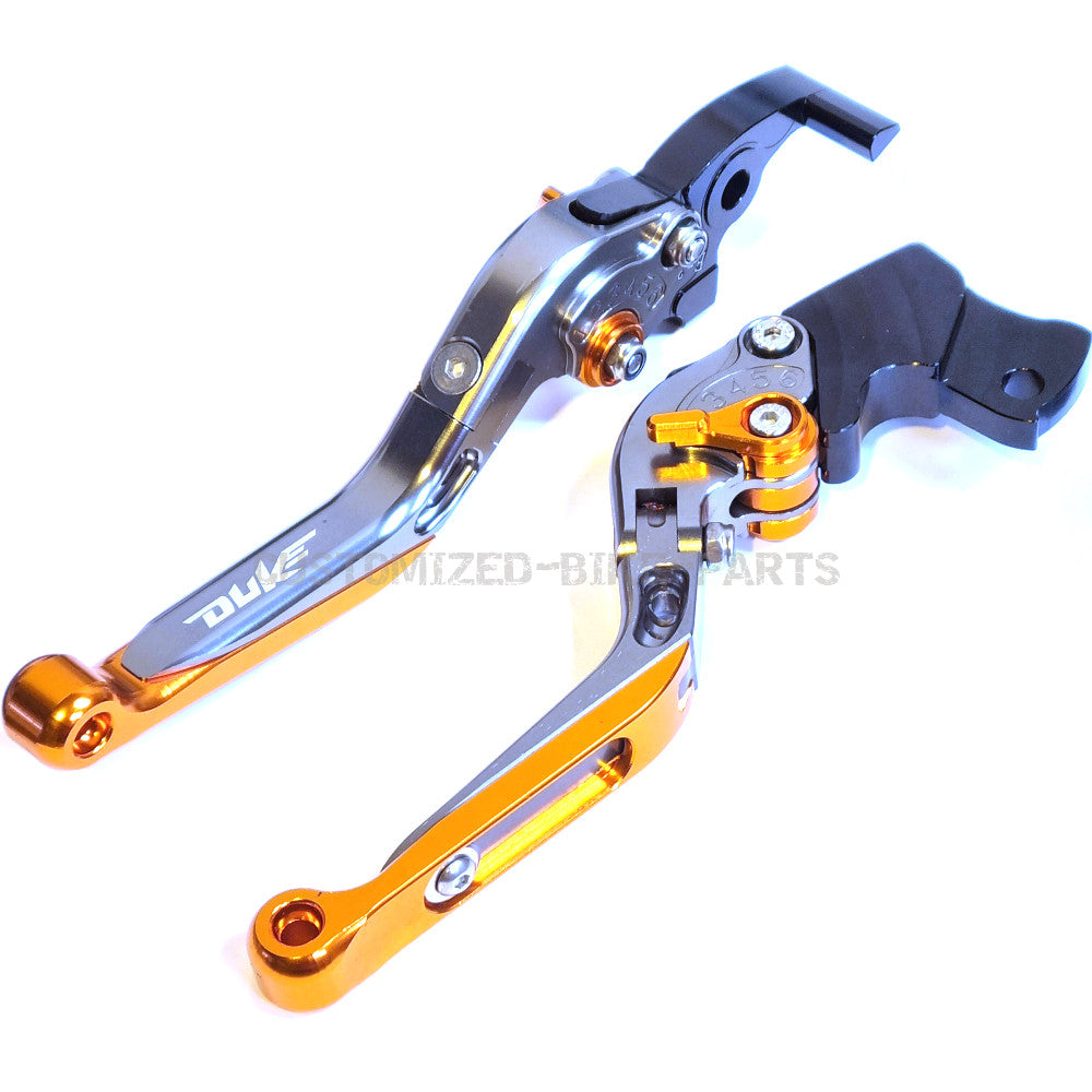 KTM 790 Duke 2018-2025 | Adjustable Clutch Brake Lever Set Titanium/Orang
