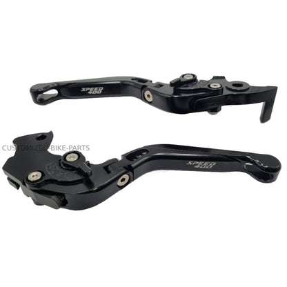 Extendable Adjustable Clutch & Brake Lever Set Black Triumph Speed 400 2023-2026