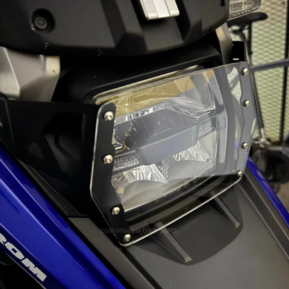 Front Acrylic Headlight Guard For Suzuki V-Strom 1050 DL1050XT 2019-2026