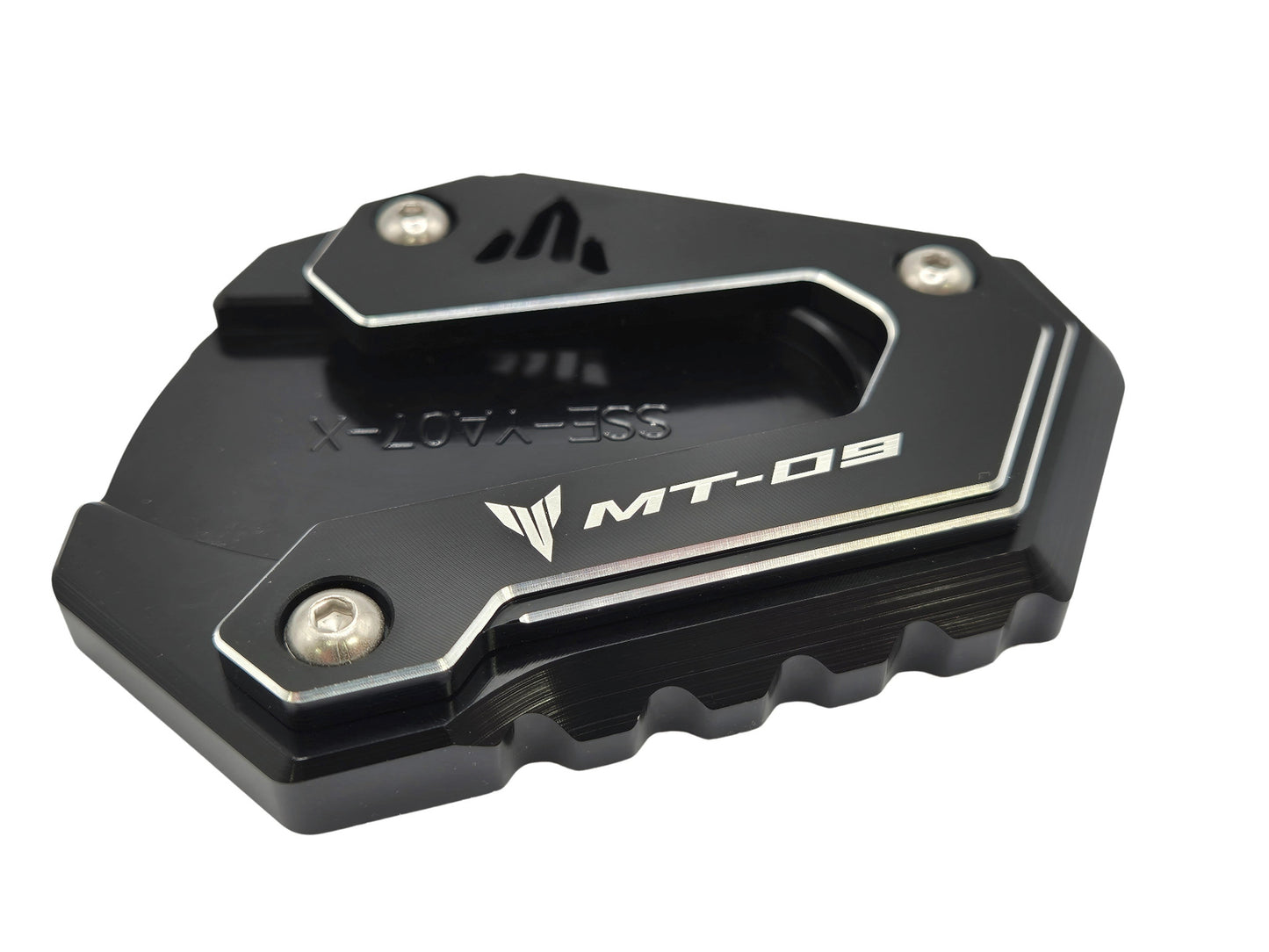 Black Side Stand Kickstand Shoe Extender - Yamaha MT-09 / SP 2014-2023