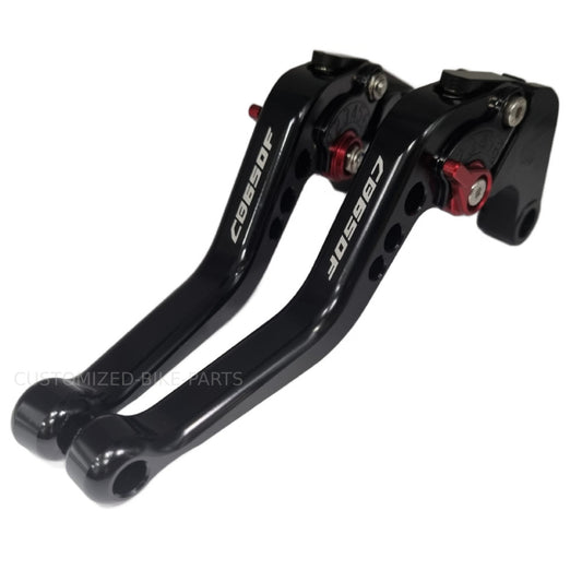 Honda CB650F CB 650 F 2017-2026 Short Clutch Brake Lever Set - Black