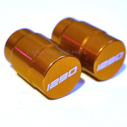 KTM 1290 Super Duke R 2014-2025 Aluminium Motorcycle Wheel Tyre Valve Cap Screws