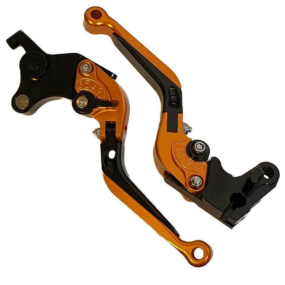 KTM 1290 Superduke R 2014-2025 | Adjustable Clutch Brake Lever Set Orange/Black