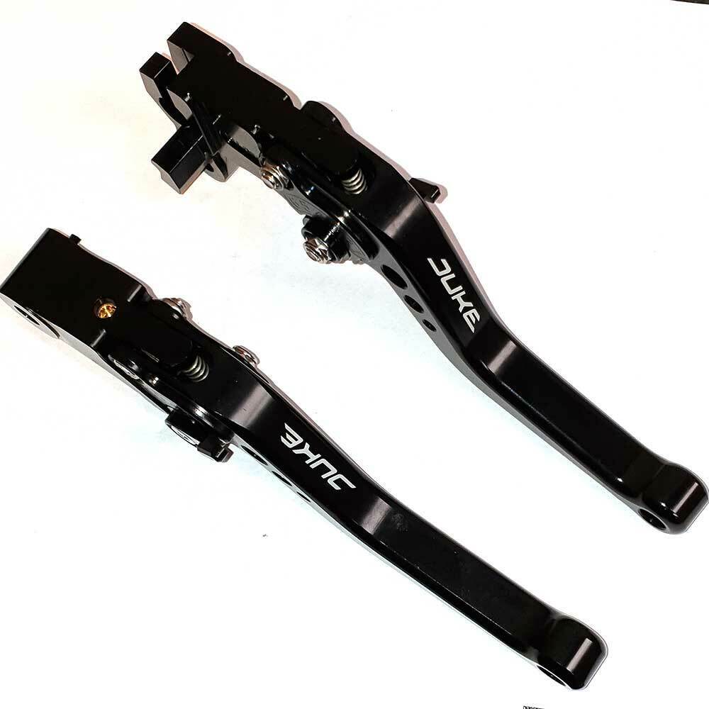 KTM 790 Duke 2018-2025 BLACK SHORT ADJUSTABLE BRAKE & CLUTCH LEVER SET