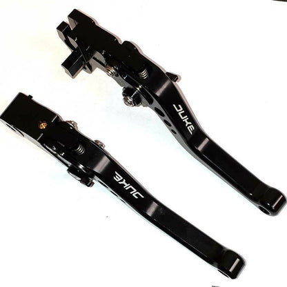 KTM 790 Duke 2018-2025 BLACK SHORT ADJUSTABLE BRAKE & CLUTCH LEVER SET