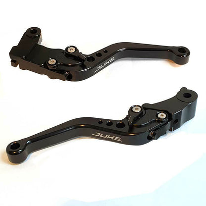 KTM 790 Duke 2018-2025 BLACK SHORT ADJUSTABLE BRAKE & CLUTCH LEVER SET