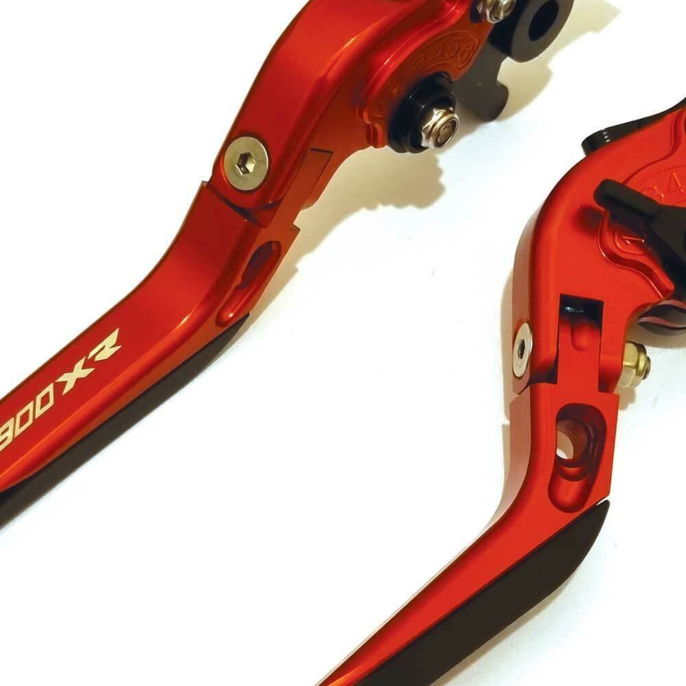 BMW F900XR 2020-2025 Adjustable Extendable Brake Clutch Levers Set - Black/red