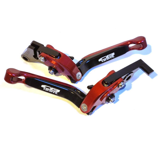 Honda CB125 R Neo 2018-2025 | Adjustable Clutch Brake Lever Set Black/Red