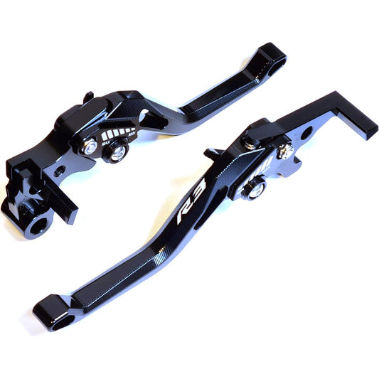 Yamaha YZF-R3 2014-2025 - Motorcycle Adjustable Clutch & Brake Levers Set Black