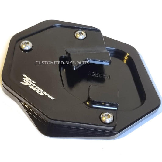 Black Side Stand Kickstand Shoe Extender - Yamaha Tenere 700 2019-2023