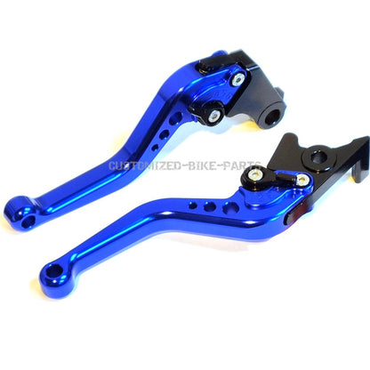 CNC Short Blue Clutch & Brake Levers For Honda CB125R 2019-2025