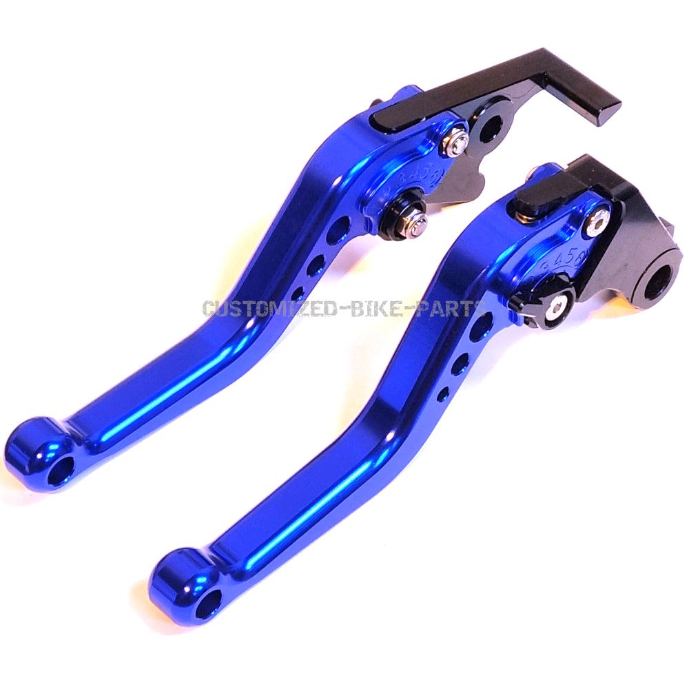 CNC Short Blue Clutch & Brake Levers For Honda CB125R 2019-2025