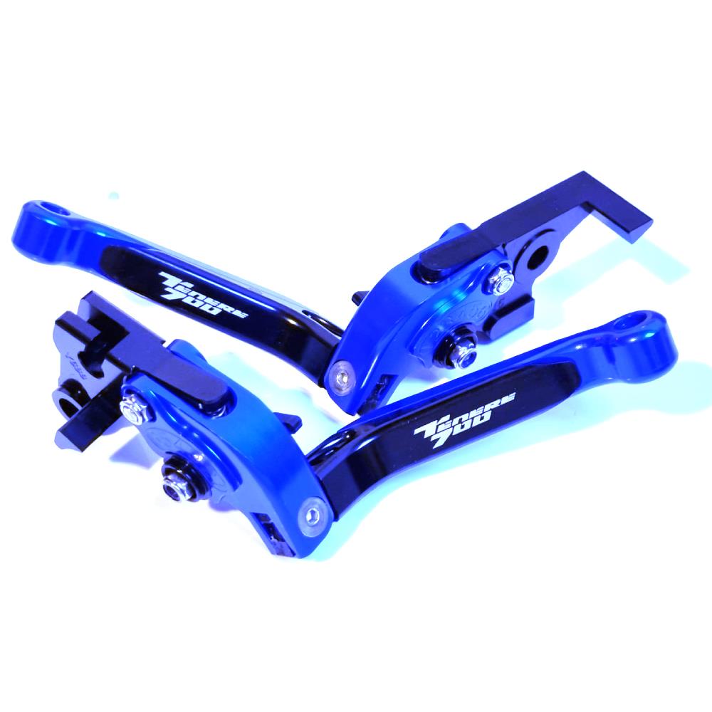 Blue/Black Adjustable Clutch Brake Lever Set - Yamaha Tenere 700 /XTZ 2019-2025
