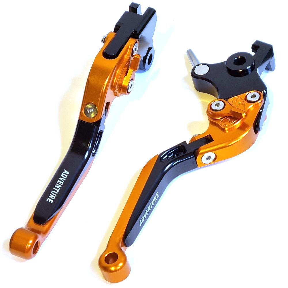 KTM 790 Adventure 2017-2025 | Adjustable Clutch Brake Lever Set Black / Orange
