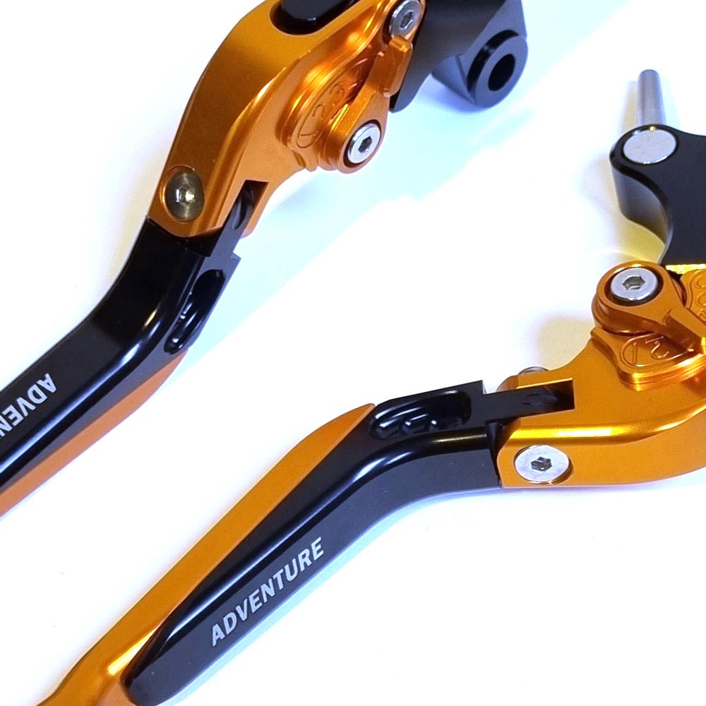 KTM 790 Adventure 2017-2025 | Adjustable Clutch Brake Lever Set Black / Orange
