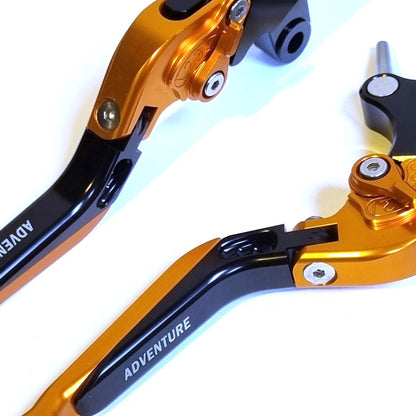 KTM 790 Adventure 2017-2025 | Adjustable Clutch Brake Lever Set Black / Orange