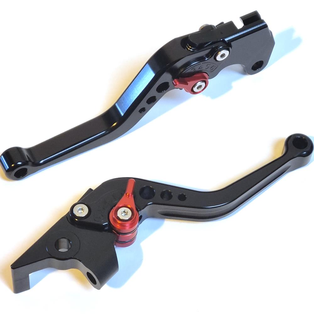 CNC Short Black Clutch & Brake Levers For Suzuki GSX-R 125 2020-2025
