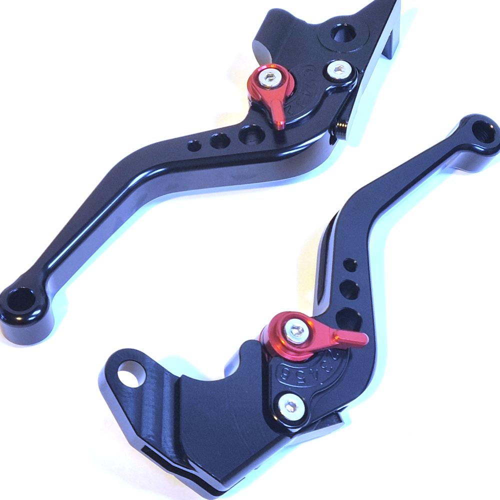 CNC Short Black Clutch & Brake Levers For Suzuki GSX-R 125 2020-2025