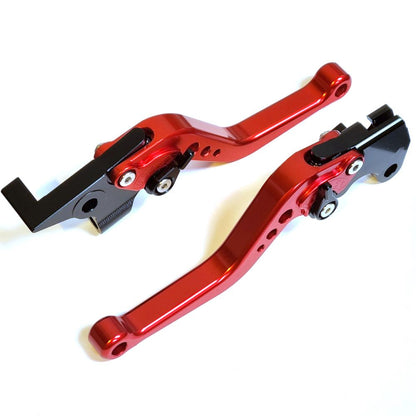 CNC Short Red Clutch & Brake Levers For Suzuki GSX-R 125 2020-2025