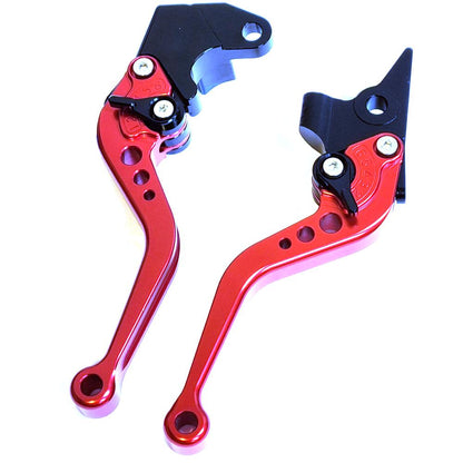 CNC Short Red Clutch & Brake Levers For Suzuki GSX-R 125 2020-2025