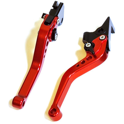 CNC Short Red Clutch & Brake Levers For Suzuki GSX-R 125 2020-2025